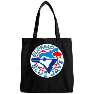 Discover Buffalos blue jay Tote Bag