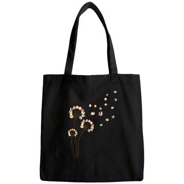 Discover Pig Dandelion Flower Animal Lovers Tee Tote Bag