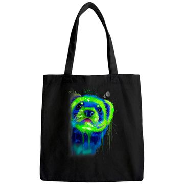 Discover Ferret Artwork - Best Pet Hand Painting Art Gifts Tote Bag