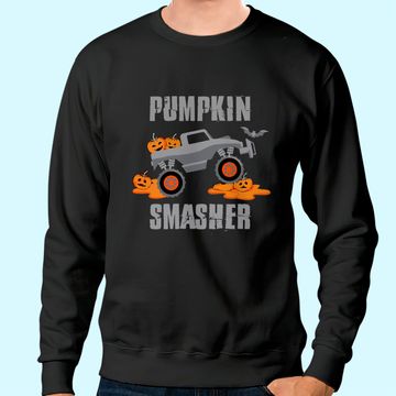 Discover Pumpkin Smasher Jack O' Lantern Halloween Toddler Kids Sweatshirt