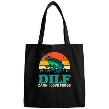 Discover I Love Frog Saying Amphibian Lovers Tote Bag