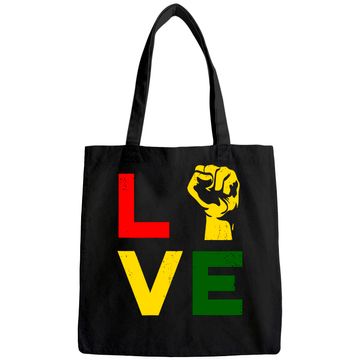 Discover Vintage Love Emancipation Day Melanin Black Pride Tote Bag