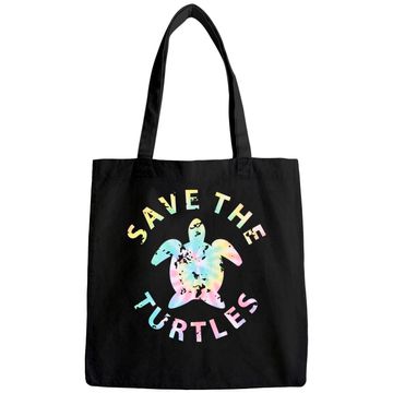 Discover Save The Turtles Tie Dye Tote Bag