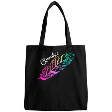 Discover Feather Tee Native American Cherokee Tribe Tote Bag