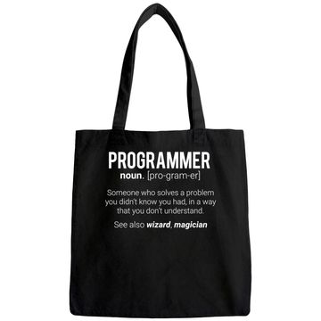 Discover Programmer Meaning Programmer Noun Defintion Tote Bag