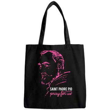 Discover Religious Catholic St Padre Pio Of Pietrelcina Tote Bag