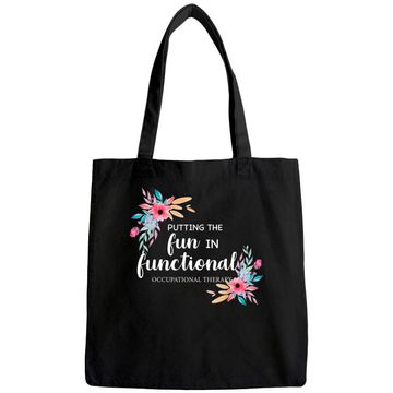 Discover Occupational Therapy Tote Bag OT Floral Therapist Tote Bag