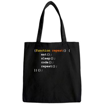 Discover Computer Science Programmer Eat Sleep Code Tote Bag