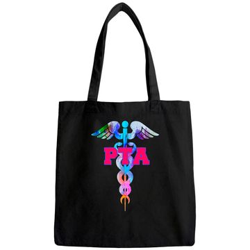 Discover PTA Physical Therapist Assistant Caduceus Tote Bag