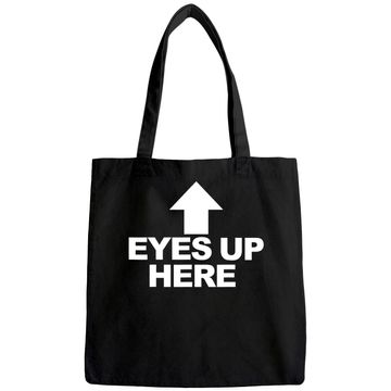 Discover Eyes Up Here Tote Bag