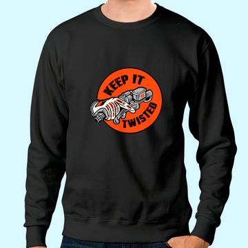 Discover Motorcycle Biker Keep It Twisted Sweatshirt