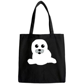 Discover Baby Seal Sea Lion Comic Manga Design Tote Bag