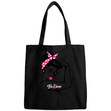 Discover Breast Cancer Warrior Awareness Tote Bag