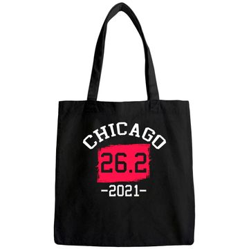 Discover Chicago 26.2 2021 Marathon Running Runners Tote Bag