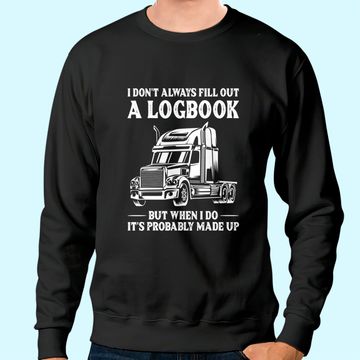 Discover Trucker Drivers Big Rig Sweatshirt
