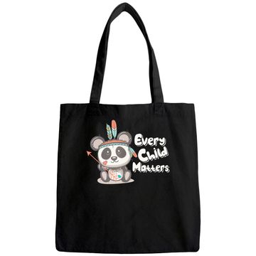 Discover Every Child Matters Panda Indigenous People Orange Day Tote Bag