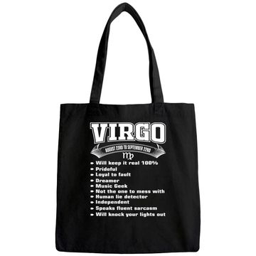 Discover Virgo Facts Zodiac Sign Horoscope Tote Bag
