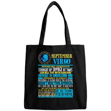 Discover Virgo Facts September Virgo Tote Bag