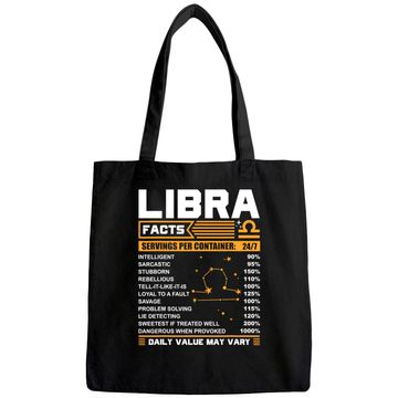 Discover Libra Birthday Facts Tote Bag