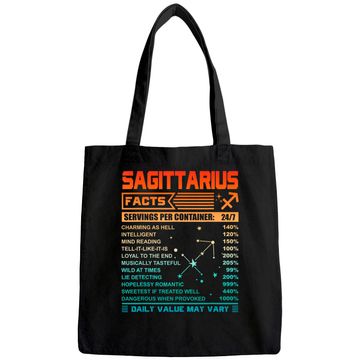 Discover Birthday Sagittarius Facts Tote Bag