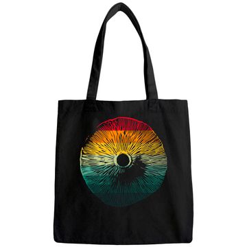 Discover Mushroom Cap Fungi Mycology Wild Mushrooms Tote Bag