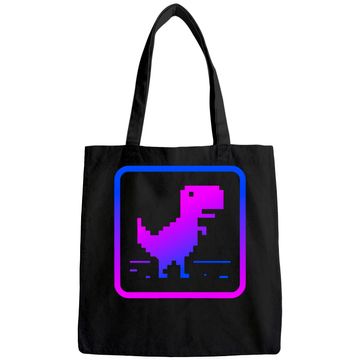 Discover No Internet Dinosaur Graphic Design Tote Bag