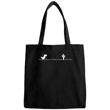 Discover No Internet Dinosaur Graphic Design Tote Bag