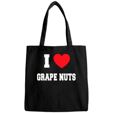 Discover I Love grape nuts Tote Bag