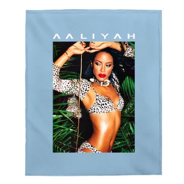 Discover Aaliyah Animal Print Aaliyah Photo Baby Blanket