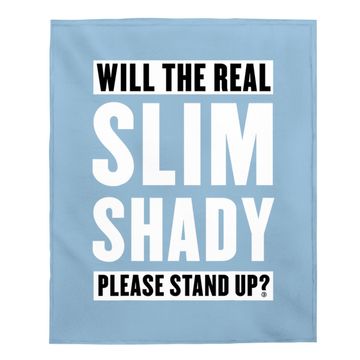 Discover Eminem Please Stand Up Baby Blanket