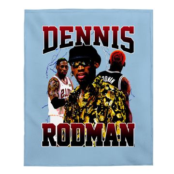 Discover Vintage Style Denis Rodman Baby Blanket