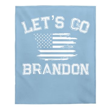 Discover Let’s Go Brandon Conservative Us Flag Baby Blanket