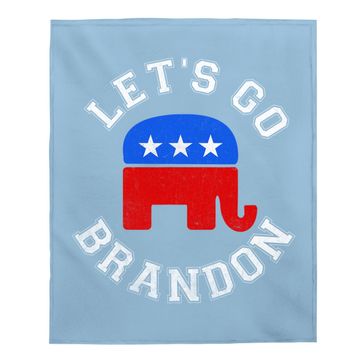 Discover Let’s Go Brandon Elephant Baby Blanket