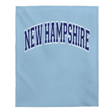 Discover New Hampshire Varsity Style Baby Blanket