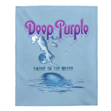 Discover Deep Purple Smoke On The Water Baby Blanket