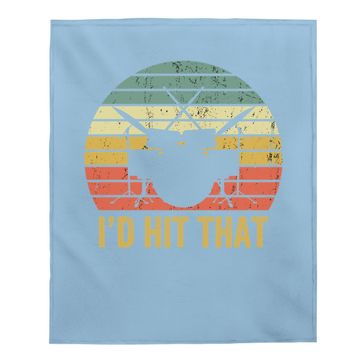 Discover Drummer Vintage Drums Baby Blanket