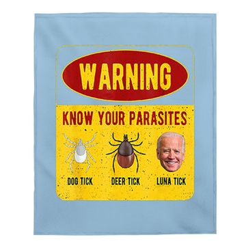 Discover Know Your Parasites Baby Blanket