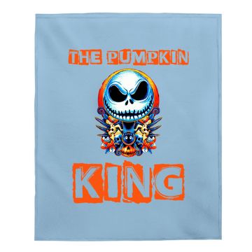 Discover Jack Skellington The Pumpkin King Halloween Baby Blanket