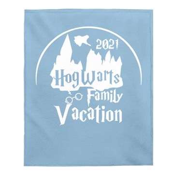 Discover Hogwart Universal Family Vacation Baby Blanket
