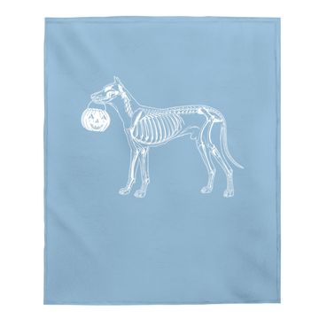Discover Skeleton Dog Baby Blanket