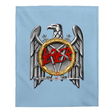 Discover Slayer Silver Eagle Baby Blanket