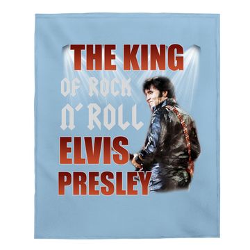 Discover King Of Rock & Roll Elvis Presley Baby Blanket