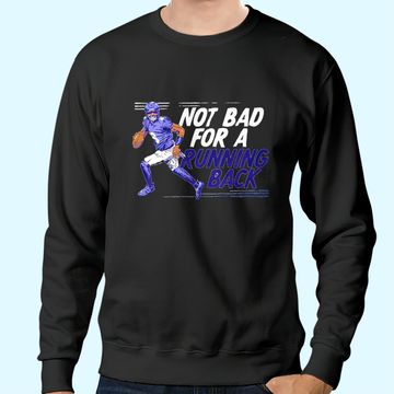 Discover Lamar Jackson Not Bad For A Running Back Sweatshirts