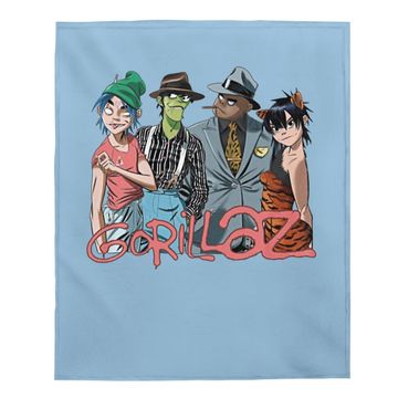 Discover Gorillaz Merch Poster Baby Blanket
