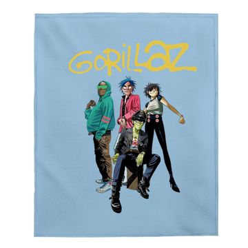 Discover Gorillaz Baby Blanket