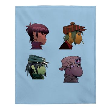 Discover Gorillaz Aries Merch Russel Hobbs Baby Blanket