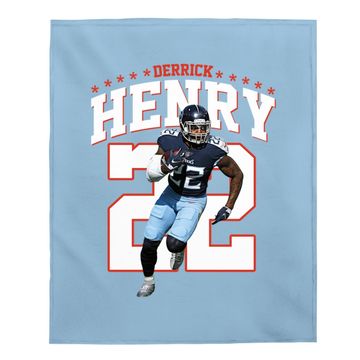 Discover Derrick Henry 22 Tennesese Titan Baby Blanket