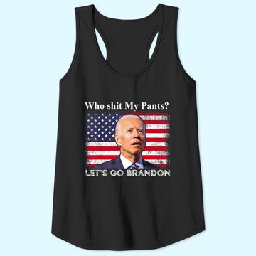 Discover Happy Christmas Santa Let’s Go Brandon 2021 Tank Tops