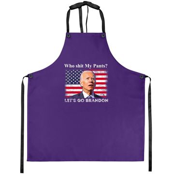 Discover Happy Christmas Santa Let’s Go Brandon 2021 Aprons