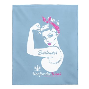 Discover Bartender Costume Female Baby Blanket
